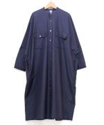 コットンシルクローン　ドルマンワンピース